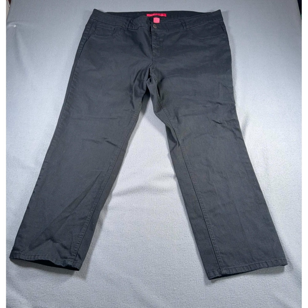 Pure Energy Womens Black Jeans Size 24 Comfort Stretch  Good‎ Condition!